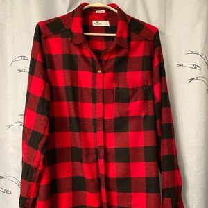 Hollister woman FLANNEL SHIRT L